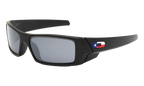 Si Gascan Sunglasses Matte Black Texas / Black Iridium OO9014 40