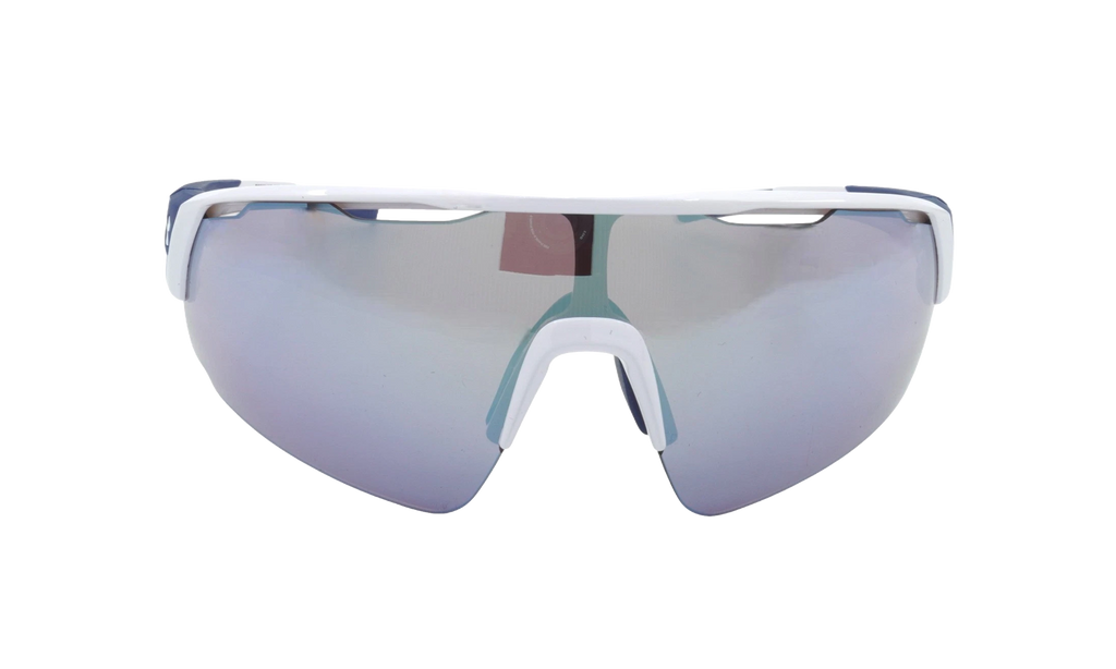 Changeup Sunglasses Gray Mirror - Shiny White / Navy S8600107 069