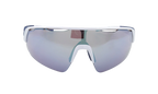 Changeup Sunglasses Gray Mirror - Shiny White / Navy S8600107 069