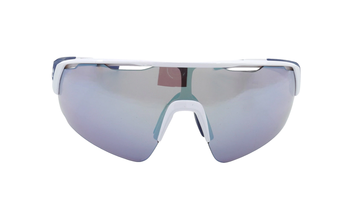 Changeup Sunglasses Gray Mirror - Shiny White / Navy S8600107 069