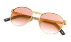 Miami Vice Cuban Link Edition 24KT Yellow Gold / Candy Red Gradient Flash Gold CLMV2 0002 16C7