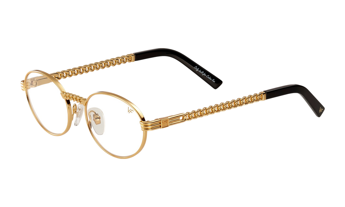 Pac Cuban Link Edition 24KT Yellow Gold / Clear CLPC2 0005 16B2