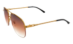 Collins Half Rim 24KT Yellow Gold / Brown Triple Gradient MPCL2 0002 54T5