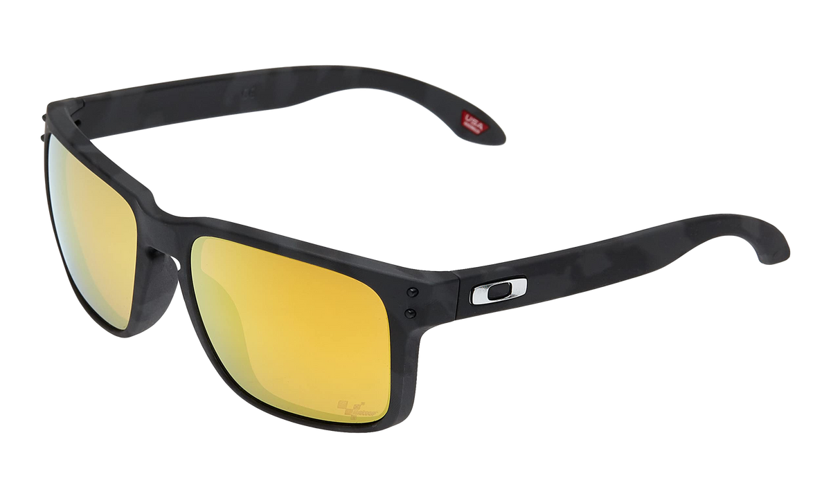 Holbrook Polarized Sunglasses Matte Black Tortoise / PRIZM 24k OO9102 O3