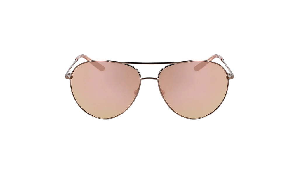 Chance Sunglasses Walnut / Brown / Rose Gold Mirror EV1218 266