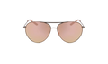 Chance Sunglasses Walnut / Brown / Rose Gold Mirror EV1218 266