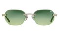 Hustler Rimless Drill Mount 24KT White Gold / Green / Yellow DMHU2 0052 42A6