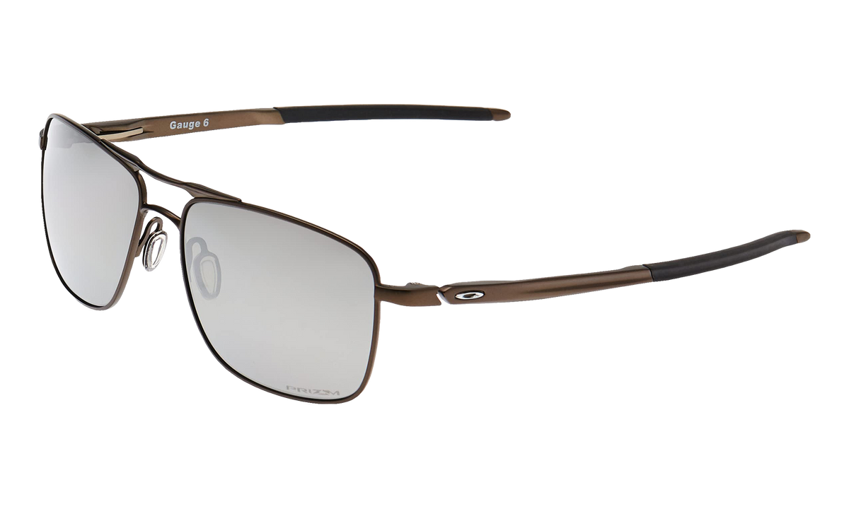 Gauge 6 Polarized Sunglasses Pewter / PRIZM Black OO6038 06